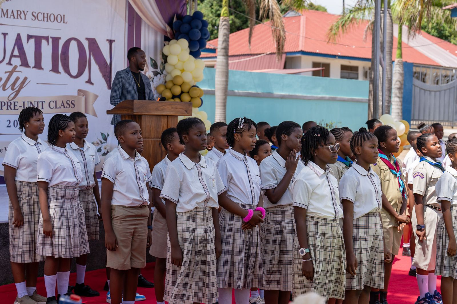 Graduation 2026 — our choir leading the singing